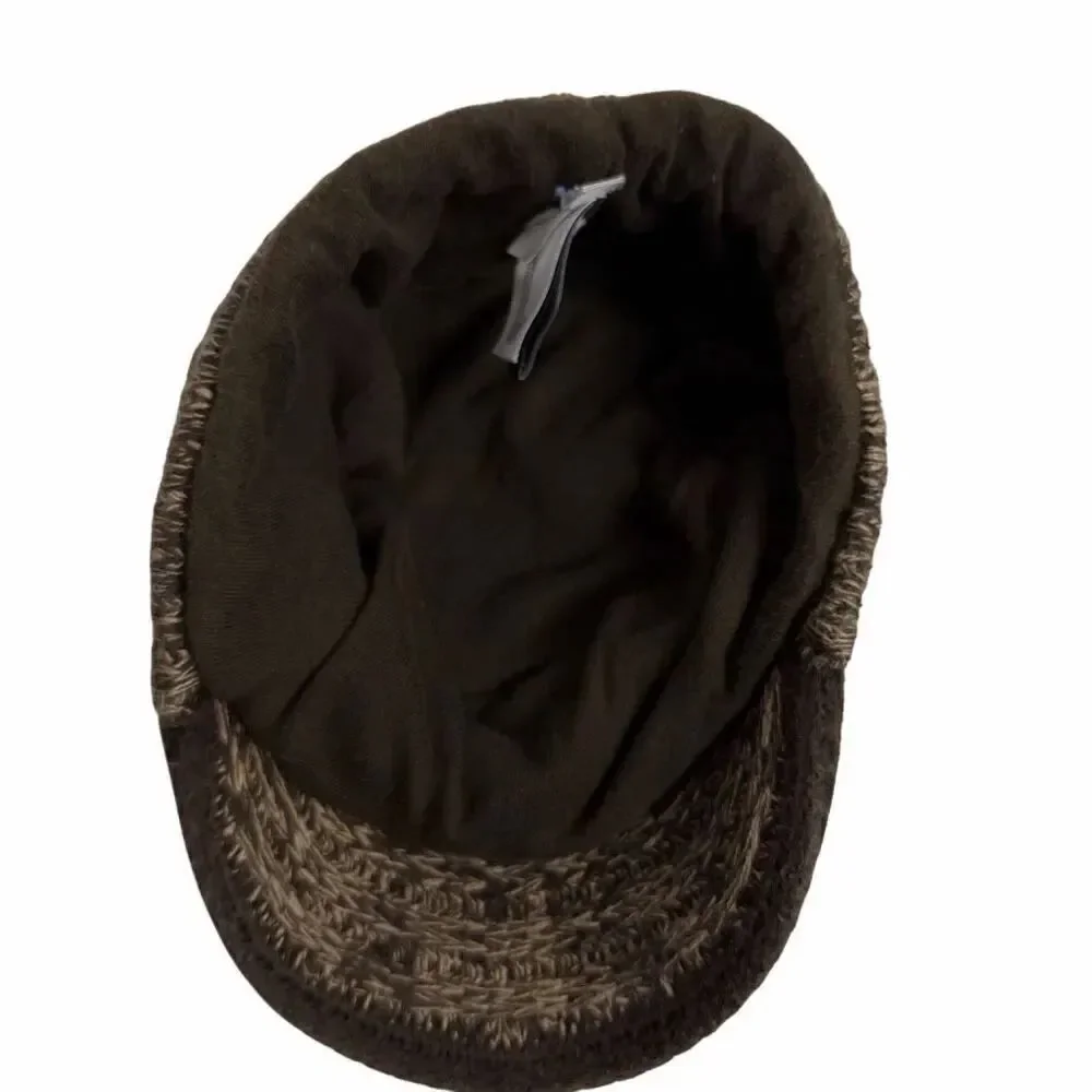 Baby Gap Brown Knit Baseball style hat M/L